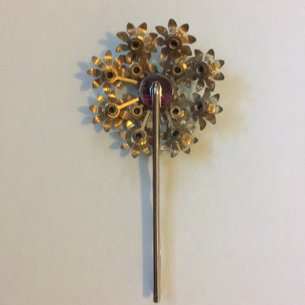 Vintage Stud Earring Barrette - Picture 3 of 3